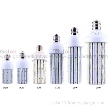 E40 LED Bulb 60W, E27/E26/E39, 6600lm, 100-300VAC, 24V DC 3 Years Warranty 60W E40 LED Corn Bulb